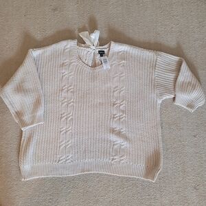 Torrid NWT Cozy Cream Cable Knit Sweater Size 5X